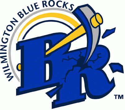 Wilmington Blue Rocks 2003-2009 primary logo iron on heat transfer